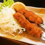 そ！これこれ 豚肉屋 - 黒豚ヘレのサイド肉 串カツ