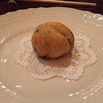 f - とんぶりと海老やまのいも揚げ