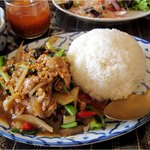 サワディー - ランチの豚肉ガパオ炒めご飯780円