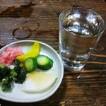武蔵屋 - ３杯目(漬物盛り)