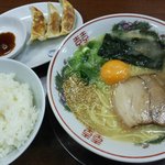 ラーメン浅野2号 - 鶏ポタのＡランチ