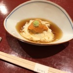 なかむら - 湯葉にウニ