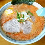 華宴 - 辛みそ(辛さ控え目)＋バター【Dec.2016】