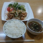 ラーメン専科めんや - さきたまポークのスタミナ焼