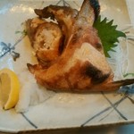 一作鮨 - ブリカマ塩焼き