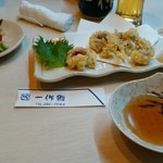 一作鮨 - げそ天