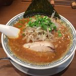 丸源ラーメン - 味噌ラーメン。丸源豊田下市場店(愛知県豊田市)食彩品館.jp撮影