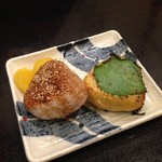美味い家 若鈴 - 2016年11月：焼きおにぎり　醤油と味噌