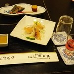 碧き島の宿 熊野別邸 中の島 - 夕食の始まりです。