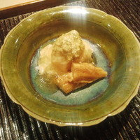 神楽坂 石かわ - ずわい蟹 蟹味噌 土佐酢ジュレ