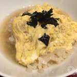 銀座 しのはら - すっぽんの出汁の卵とじをかけて