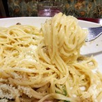 アーモンド - 明太子クリームソース（大盛）1,000円（コーヒー付き）