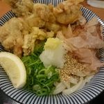 かしわ天ぶっかけのアップ