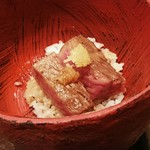 鳥茂 - サーロインステーキ