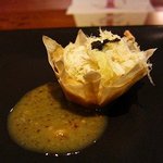 IL TEATRINO DA SALONE - バッカラとチェーチのトルティーノ