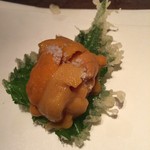 天ぷら 元吉 - H28.12 大葉雲丹