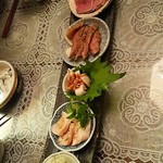 北新地たゆたゆ - 刺身盛り合わせ