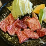 Yakiniku Hana - 赤身ランチ♡サシすごいのだ♡