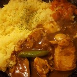 Curry庵 味蕾 - ｽﾍﾟｼｬﾙﾐｯｸｽｶﾚｰ840円