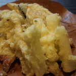 Stingray fillet and cheese Tempura