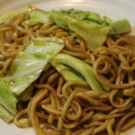 Thick noodle yakisoba