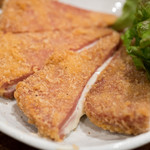 やきとん えん家 - 2016.12 沖縄スパムチーズカツ（380円）