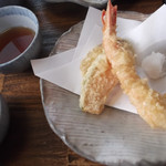ビストロ居酒屋 懐 - 天ぷら3種。ちょっと、寂しい！？