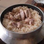 Bisutoro Izakaya Kai - 鶏釜飯。