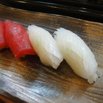 楽座 - 28.12　〆の握り。穴子食べるの忘れた！