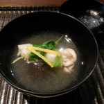 椀物　ぐじと白子のみぞれ椀