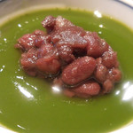 銀座 水野 - 抹茶ゼリー；アップ