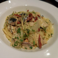 パリアッチョ 丸の内仲通り店 - 秋刀魚とセロリ、ドライトマトのペペロンチーノ　スパゲッティ