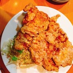 台湾菜館 - 若鶏の唐揚げ 580円