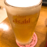 ホテル 朋泉 - 晩酌セットのビール2杯目