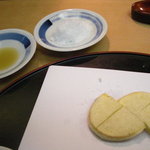 天ぷら 京星 - ブランデーと砂糖で戴きます。