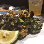 こま - 芽キャベツの唐揚げ