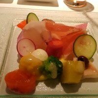 ラーゴ - ③冷たい野菜～あれこれ盛ってあります