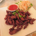 バンセンストア - ムーデーデウ（天日干し豚肉揚げ）…税込750円