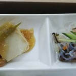 健やか食堂 - 豆腐と白菜の煮物・春雨の中華和え