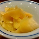 やましん鮨処 - 自家製ガリ