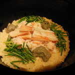 御料理 光安 - 香住蟹釜めし