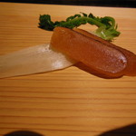 御料理 光安 - カラスミと青味大根