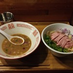 がふうあん - まぜ玉＆烏賊煮干スープ(2016/12)