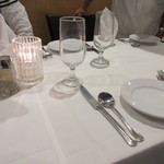 Paesano Ristorante - 私達は７人だったんで一番奥のテーブルを使わせていただいて食事です。
      