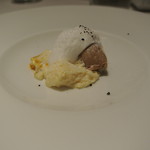 リストランテ カノフィーロ - 南瓜とアマレット、エスプレッソのティラミス