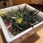 鉄板居酒屋OHANA - まぐろの山かけ