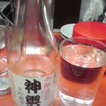 丸吉飯店 - 日本酒冷酒 ７５０円(税込)(2016年12月16日撮影)