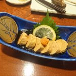 やきとり山平 - アンコウ肝　ネットリの食感が美味い！