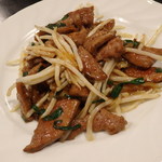 中華食堂 くろ - 2016.10　にらレバ炒め