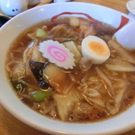 東留 本店 - かんとん麺(五目あんかけ)850円。H28.12